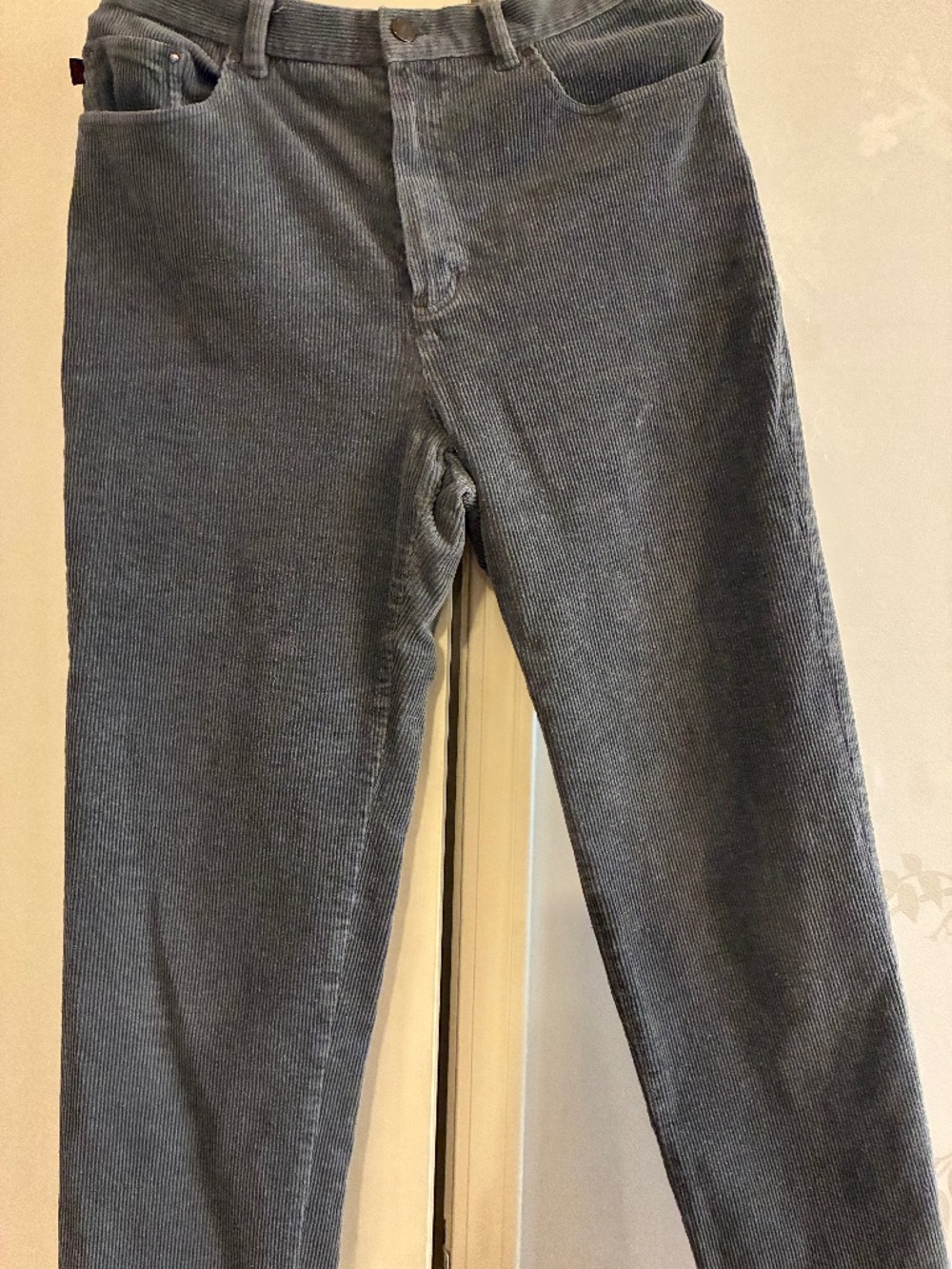 Ralph Lauren Jeans Co Gray Classic Straight Leg Corduroy Pants in size 12